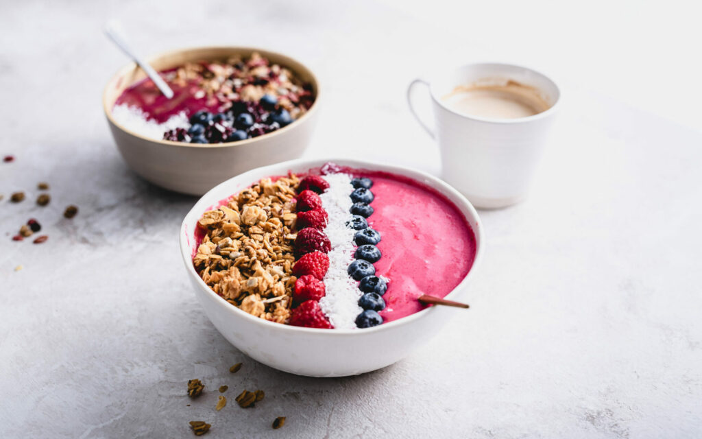 Smoothiebowl-frokost